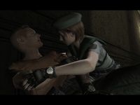 une photo d'Ã©cran de Resident Evil Rebirth sur Nintendo Gamecube